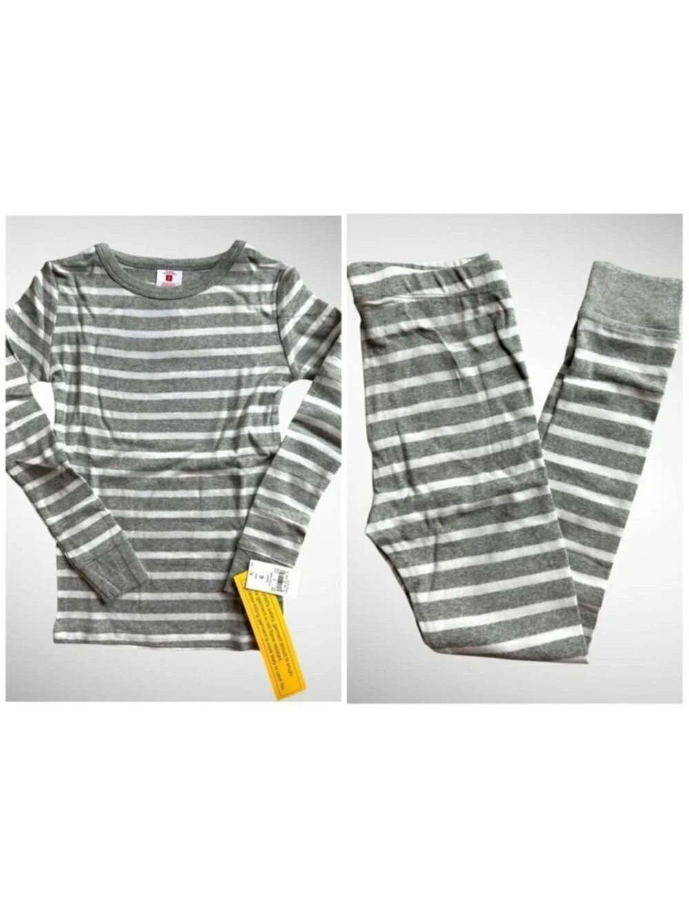 100% Cotton Holiday Pajama Sets (lot of 6 sets) in Gray/White Kids Size 6 Unisex